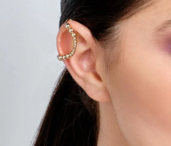 Piercing de pressão folheado a ouro 18k 526604 - comprar online