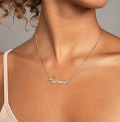 Gargantilha união folheada a ouro 18k com zircônia - tam.50 532049 - comprar online