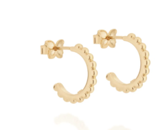 Brinco meia argola folheado a ouro 18K Coleção Giovanna Antonelli 526374