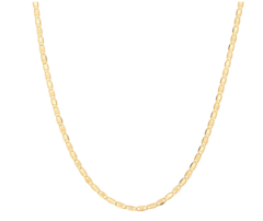 Gargantilha Elo Longo medindo 42 cm folheada a ouro 18K 531155