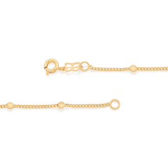 Pulseira folheada a ouro infantil com bolas 550193 - comprar online