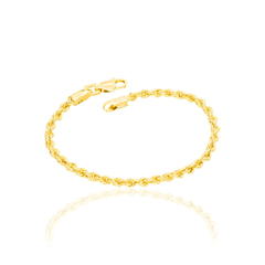 Pulseira Fio Baiano Rommanel folheada a ouro 18k 550415