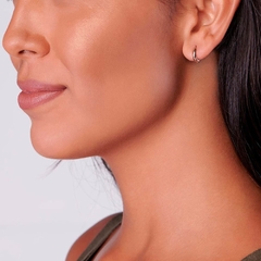 Argola Lisa Primeiro E Segundo F Folheado Ouro 18k Rommanel 526329 - comprar online