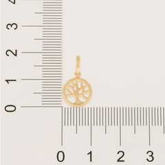 Pingente Árvore Da Vida Med 1,1 Cm Rommanel Folheado a Ouro 18k 541880 na internet