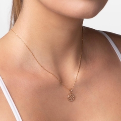 Pingente Árvore Da Vida Med 1,1 Cm Rommanel Folheado a Ouro 18k 541880 - comprar online
