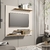 PAINEL OSIRIS SAL MOVELARIA OFF WHITE / NATURE COD 151