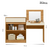 PENTEADEIRA ESCRIVANINHA TREND ALBATROZ CARVALHO GRIFE / OFF WHITE - loja online