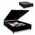 BASE BAÚ UNIVERSAL CASAL SUEDE PRETO 138X188 na internet