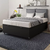 BASE BAÚ UNIVERSAL CASAL SUEDE PRETO 138X188 - Vitoria Moveis e Colchoes
