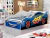 CAMA CARRO JIPE INFANTIL BASOTO ( FORMATO DE CARRO AZUL 95 PARA COLCHAO 150X70)