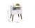 MESA DE CABECEIRA CRIADO AROMA 1 GAVETA BRANCO FIORELLO na internet