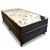 BOX CONJUGADO SOLTEIRO ORTOPEDICO ESPUMA 88X188 KINGSPUMA EXTRA FIRME SUEDE PRETO - loja online
