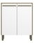 BALCAO 700 DE 2 PORTAS MARINA (DENISE) MADINE MONTANA / BRANCO - comprar online