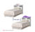 CABECEIRA SOLTEIRO BOX IRLANDA 0.90 J&A BRANCO / BRANCO - LILAS REVERSIVEL - loja online