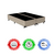 BASE BOX UNIVERSAL QUEEN BI-PARTIDO SUEDE BEGE 158X198 - Vitoria Moveis e Colchoes