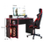 MESA PRA ESCRITORIO E GAMER QMOVI PRETO FOSCO / VERMELHO REF 3875.76 - comprar online