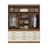 ROUPEIRO CLICK 3.9 SANTOS ANDIRA JATOBA / AREIA (F.L) OFERTA - Vitoria Moveis e Colchoes
