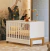 BERÇO MINI CAMA FANTASIA AMERICANO QMOVI BRANCO ACETINADO REF 4300.3 COD 380