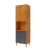 TORRE QUENTE DIVINA 70 CM 1 FORNO 4 PORTAS MGM CINAMOMO / TITANIUM