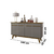 APARADOR BUFFET OPALA BECHARA CINOMOMO / TITANIUM (F.L) OFERTAO - comprar online