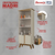 CRISTALEIRA MADRI BECHARA OFF WHITE / CINAMOMO - Vitoria Moveis e Colchoes