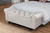 RECAMIER COM BRAÇOS E BAU LARA KING 1.84 ANAS BELLA VELUDO BEGE COR 01