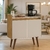 BUFFET 2 PORTAS ALTO ATUALLE CANELATO RUSTICO / NATURA OFF WHITE - comprar online