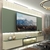 PAINEL HOME SOBERANO REFLECT 260 COM LED GELIUS OFF WHITE / VERDE FLORESTA