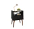 MESA DE CABECEIRA CRIADO AROMA 1 GAVETA PRETO FIORELLO - comprar online
