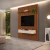 PAINEL E BANCADA PRATIC L1830 X A2400 DJ MOVEIS FREIJO / OFF WHITE