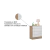 COMODA INFANTIL 4 GAVETAS DOCE SONHO QMOVI BRANCO REF 777.5 - loja online