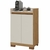 BUFFET 3 PORTAS ALTO ATUALLE CANELATO RUSTICO / NATURA OFF WHITE - comprar online