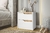 MESA DE CABECEIRA DOBLE ALBATROZ BRANCO FOSCO LISO / NATURE (FLEX) - comprar online
