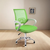 CADEIRA ESCRITORIO LINHA OFFICE VERDE COM BASE CROMADA FORTT MODELO 1050
