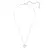 Collar Swarovski Attract Cluster. Baño de rodio - Blanco - comprar online