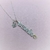 Nombre en plata con detalle en oro y dije 15 con cadena