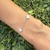 Pulsera VC en Plata 925 con esmalte - comprar online