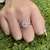 Anillo big flower en Plata 925 con cubics - comprar online