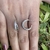 Aros media argollas en Plata 925 con cubics