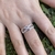 Anillo crossed en Plata 925 con cubics