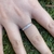 Anillo en Plata 925 con doble linea de cubics
