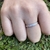 Anillo en Plata 925 con doble linea de cubics - comprar online