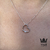Conjunto corazon con cubic en Plata 925