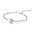 Brazalete Swarovski Millenia Talla octogonal Blanco con Baño de rodio - comprar online