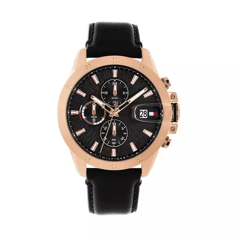 Reloj Tommy Hilfiger para Hombre de Cuero Negro 1792194 - comprar online