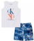 Conjunto 2 pçs Regata e Shorts Calvin Klein