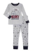 Pijama 2 pçs Manga Longa Urso Wonder Nation