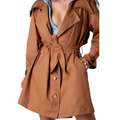 TRENCH COAT - MARROM / TRENCH COAT na internet