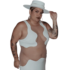 VESTIDO ONDINAS ASSIMÉTRICAS na internet