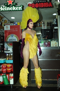 Imagem do Body Franjas Amarelo